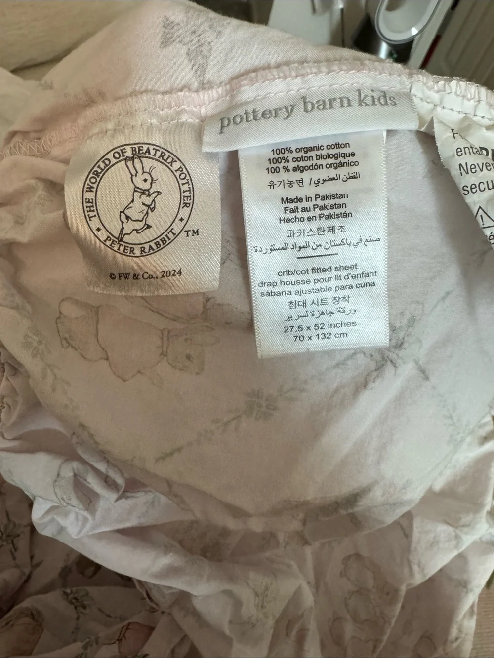 Pottery Barn Kids Crib sheets